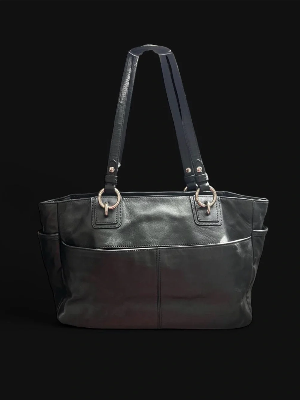 Coach Black Leather Shoulder